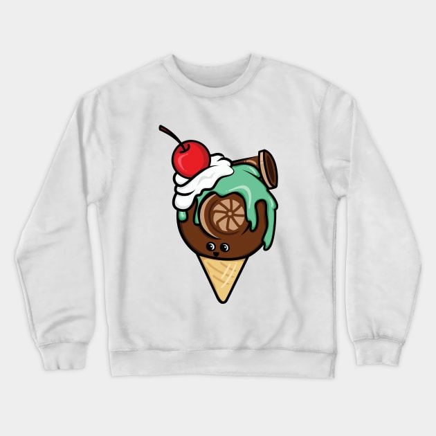 Ice Cream Turbo 1 Crewneck Sweatshirt by hoddynoddy